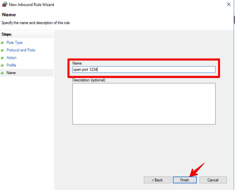 Hướng dẫn mở cổng (open port) trên Windows Server