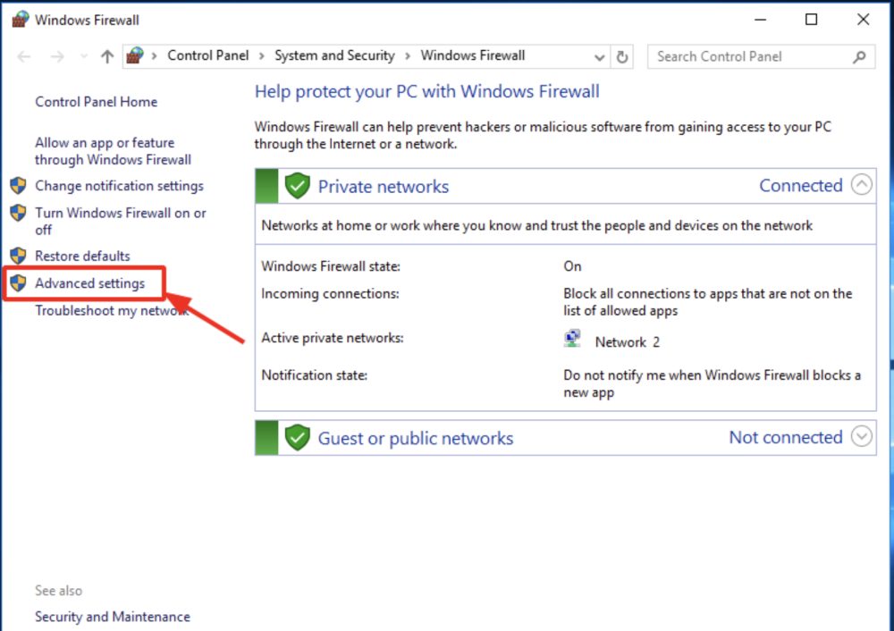 Hướng dẫn mở cổng (open port) trên Windows Server