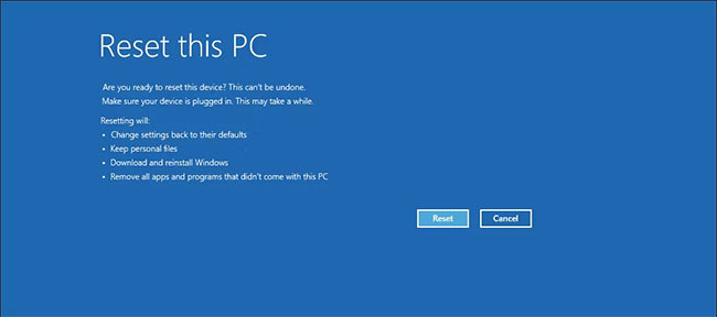 Cách reset Win 11, khôi phục cài đặt gốc Windows 11