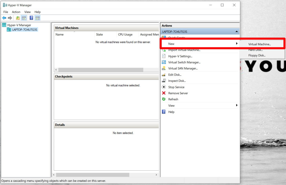 Tạo máy ảo bằng Hyper-V trong Windows 10 Tạo máy ảo bằng Hyper-V trong Windows 10